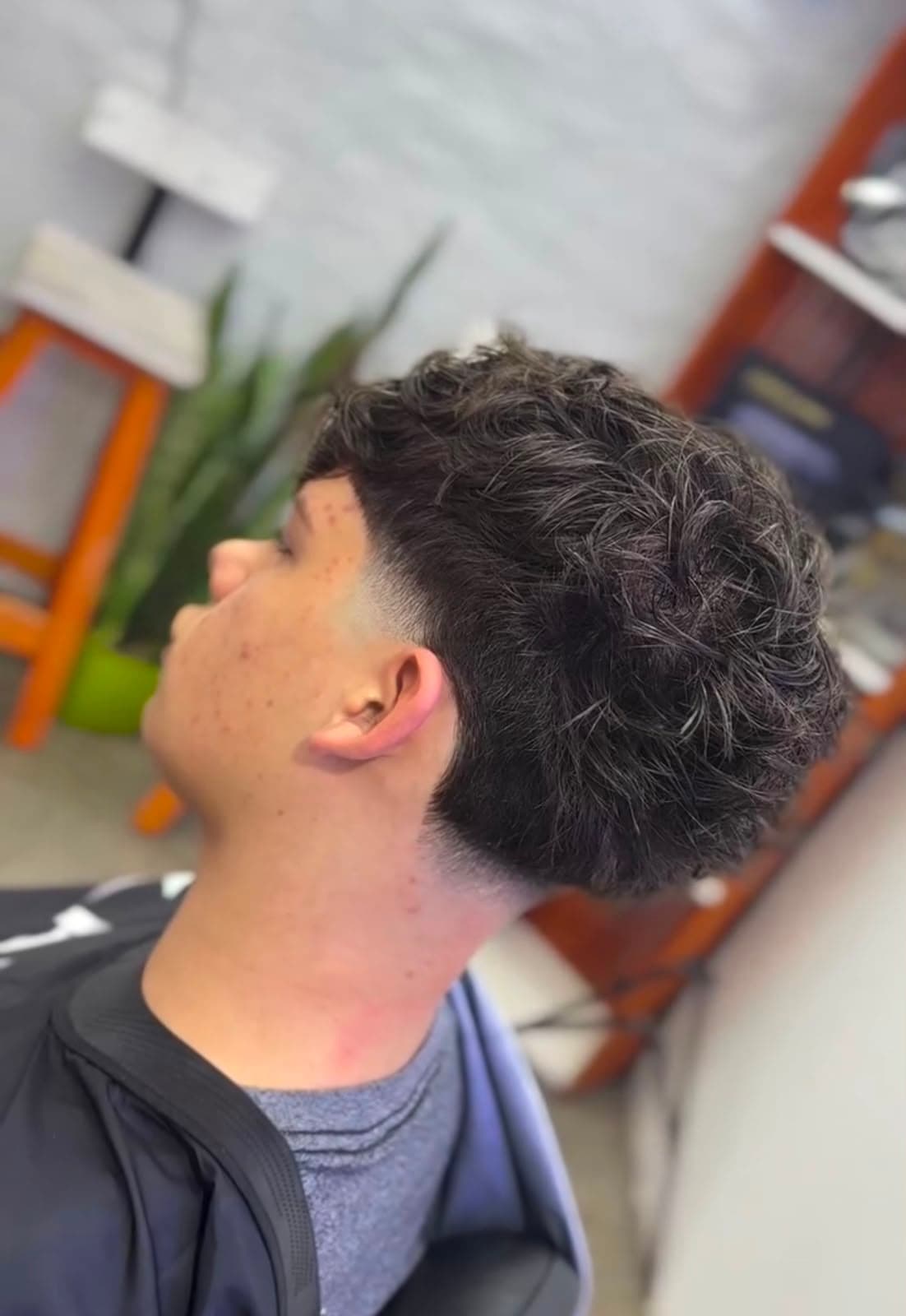 Corte realizado en Leo Barber VM