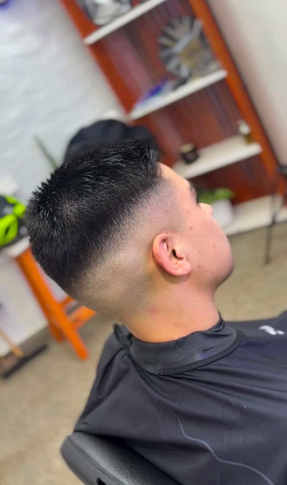 Corte realizado en Leo Barber VM